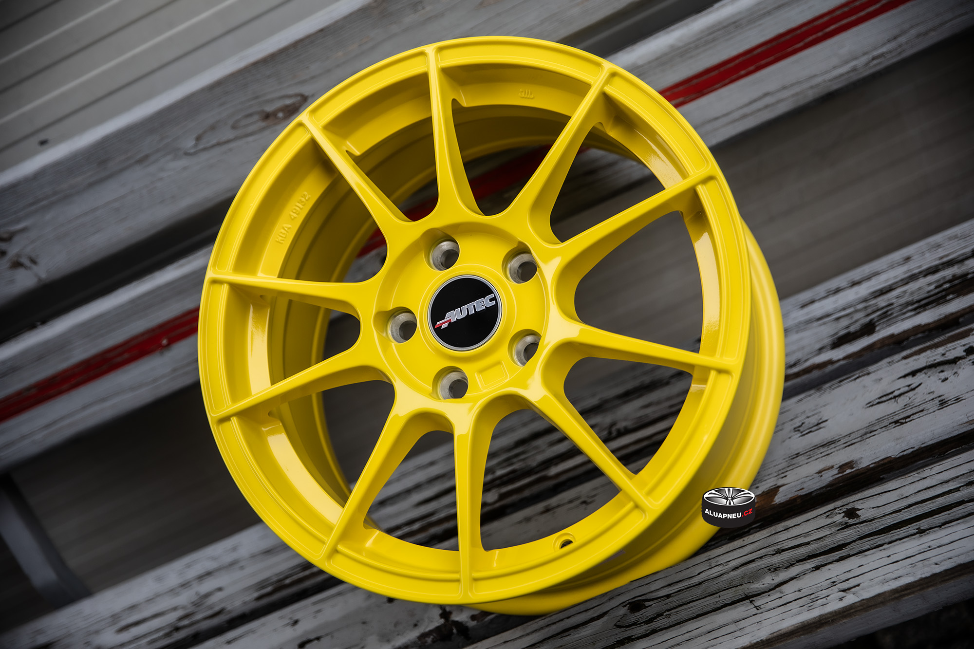 Alu kola AUTEC WIZARD YELLOW