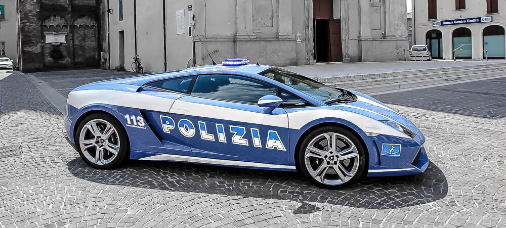 Policejní Lamborghini Gallardo